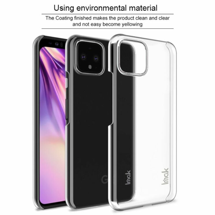 Пластиковий чохол IMAK Crystal для Google Pixel 4 - Transparent: фото 5 з 18