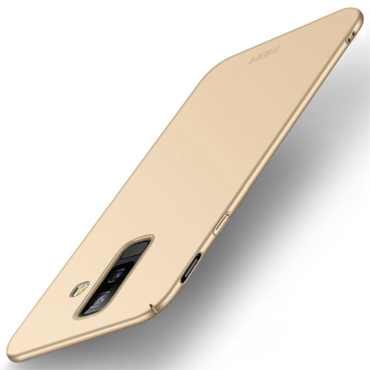 Пластиковый чехол MOFI Slim Shield для Samsung Galaxy A6+ 2018 (A605) - Gold: фото 1 из 9