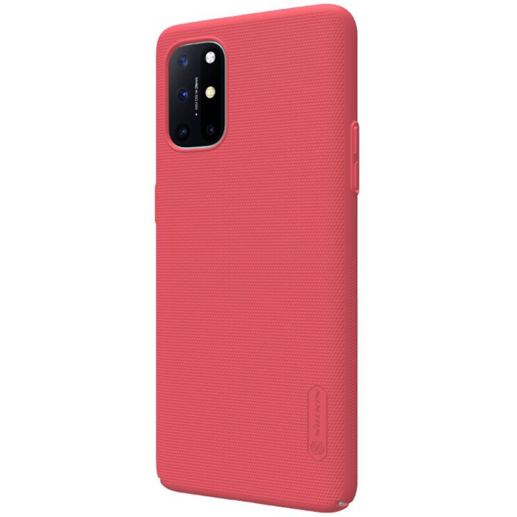 Пластиковый чехол NILLKIN Frosted Shield для OnePlus 8T - Red: фото 4 из 18