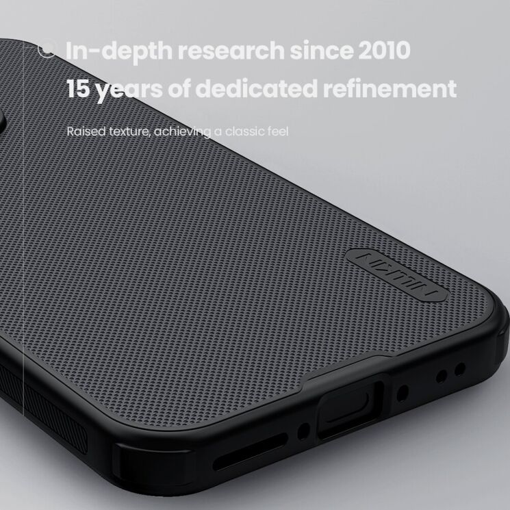 Пластиковый чехол NILLKIN Frosted Shield Pro для OnePlus 15 - Black: фото 8 из 19
