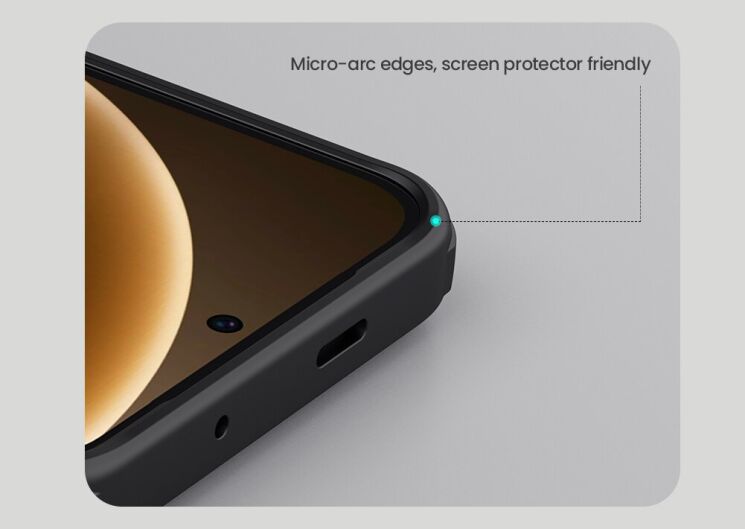 Пластиковый чехол NILLKIN Frosted Shield Pro для OnePlus 15 - Black: фото 16 из 19