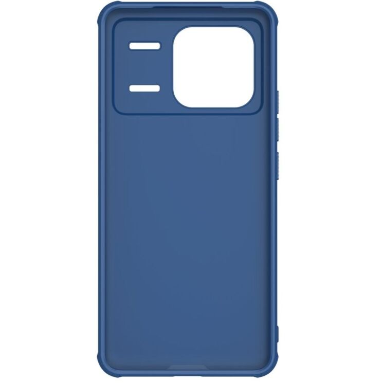 Пластиковый чехол NILLKIN Frosted Shield Pro для Xiaomi Poco F6 Pro - Blue: фото 3 из 17