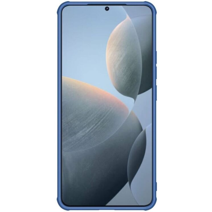 Пластиковый чехол NILLKIN Frosted Shield Pro для Xiaomi Poco F6 Pro - Blue: фото 2 из 17