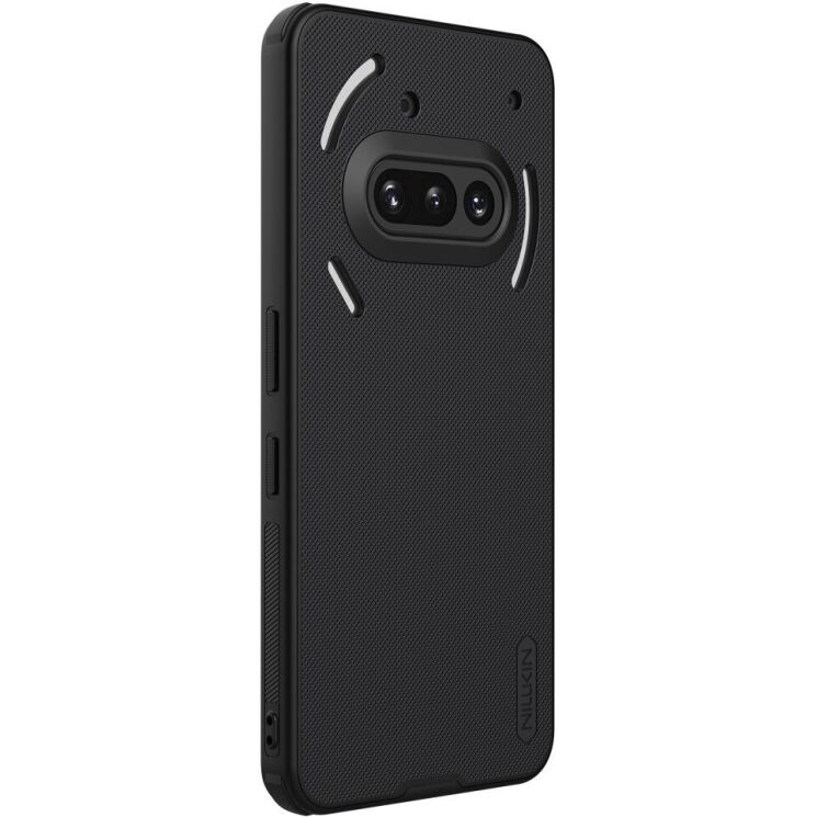Пластиковый чехол NILLKIN Frosted Shield Pro Magnetic для Nothing Phone (3a) - Black: фото 3 из 20