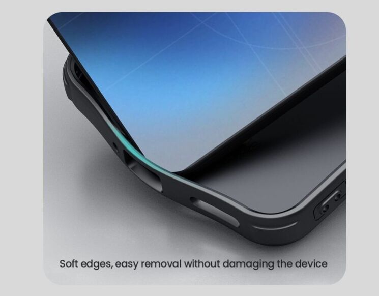 Пластиковый чехол NILLKIN Frosted Shield Pro Magnetic для Nothing Phone (3a) - Black: фото 12 из 20