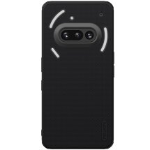 Пластиковый чехол NILLKIN Frosted Shield Pro Magnetic для Nothing Phone (3a) - Black: фото 1 из 20