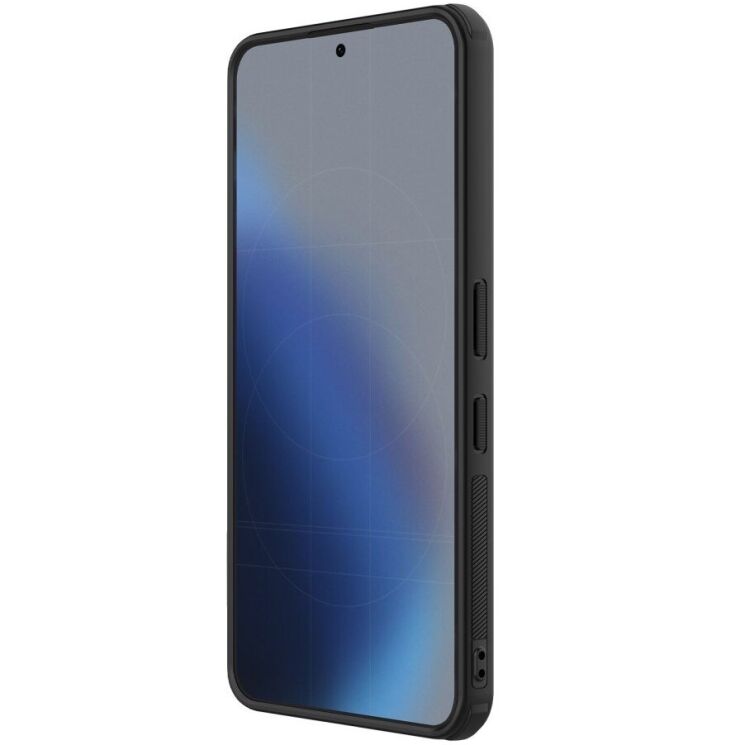 Пластиковый чехол NILLKIN Frosted Shield Pro Magnetic для Nothing Phone (3a) - Black: фото 5 из 20