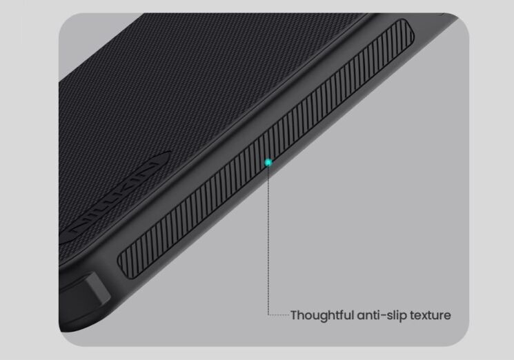 Пластиковый чехол NILLKIN Frosted Shield Pro Magnetic для Nothing Phone (3a) - Black: фото 16 из 20
