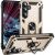 Противоударный чехол с подставкой Deexe Armor Case для Samsung Galaxy S26 FE - Gold: фото 1 из 7