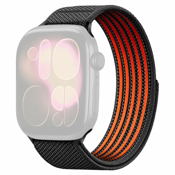 Ремінець Deexe Active Band для Apple Watch 42 (Series 10/11/12) / 41 / 40 / SE 40 / 38 - Black (345162B) Ремінець Deexe Active Band для Apple Watch 42 (Series 10/11/12) / 41 / 40 / SE 40 / 38 - Black: фото 1 з 4