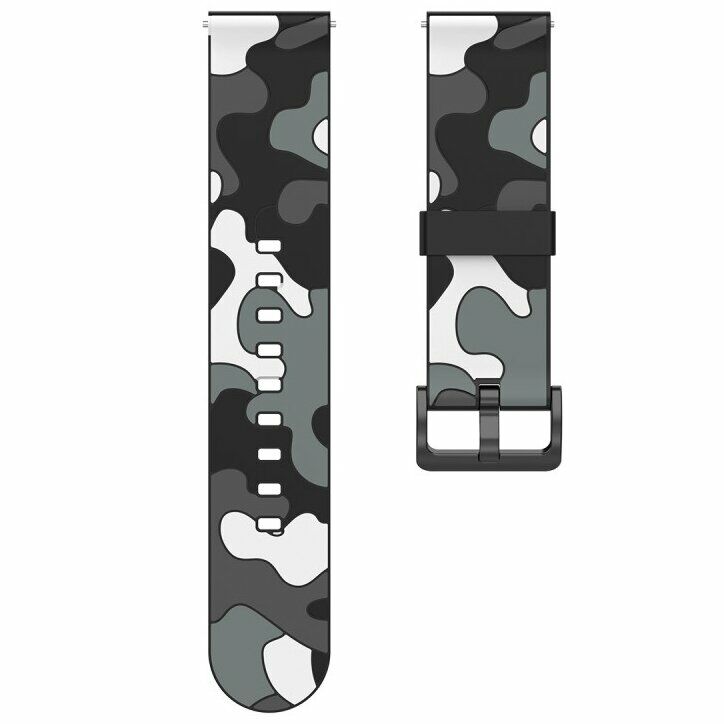 Ремешок Deexe Army Style для Samsung Galaxy Watch 3 (45mm) - Grey: фото 2 из 6