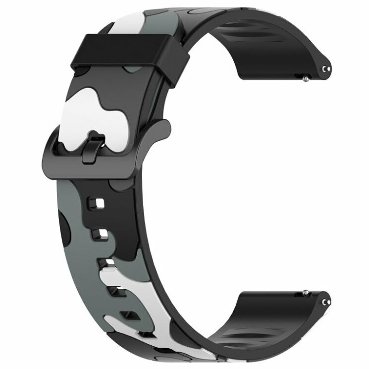 Ремешок Deexe Army Style для Samsung Galaxy Watch 3 (45mm) - Grey: фото 1 из 6