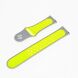 Ремінець Deexe Dot Color для Samsung Watch Active / Active 2 40mm / Active 2 44mm - Grey / Yellow (223104P). Фото 4 з 4