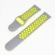 Ремінець Deexe Dot Color для Samsung Watch Active / Active 2 40mm / Active 2 44mm - Grey / Yellow (223104P). Фото 2 з 4