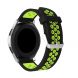 Ремешок Deexe Dual Color для Samsung Galaxy Watch 46mm / Watch 3 45mm / Gear S3 - Black/Green (115804BG). Фото 2 из 4