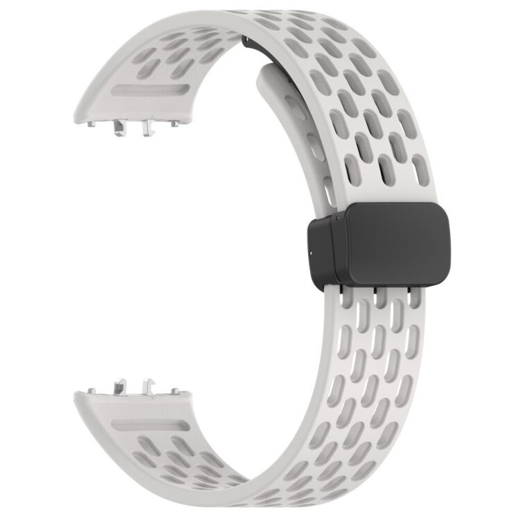 Ремінець Deexe Eclipse для Samsung Galaxy Fit 3 - White: фото 3 з 7