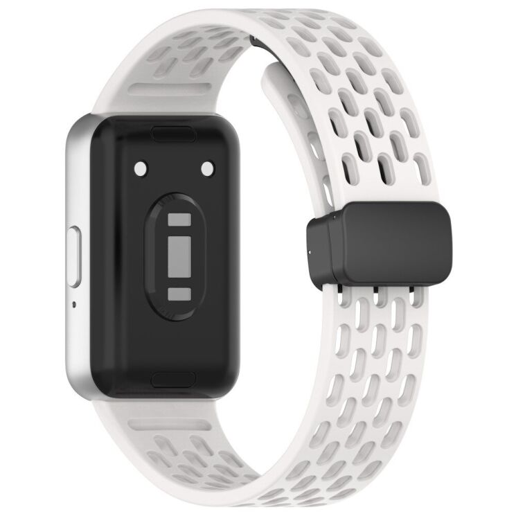 Ремінець Deexe Eclipse для Samsung Galaxy Fit 3 - White: фото 2 з 7