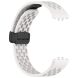 Ремінець Deexe Eclipse для Samsung Galaxy Fit 3 - White (349018W). Фото 4 з 7