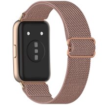 Ремешок Deexe Knitted Strap для Huawei Band 11 Pro / Band 11 - Rose Pink: фото 1 из 5