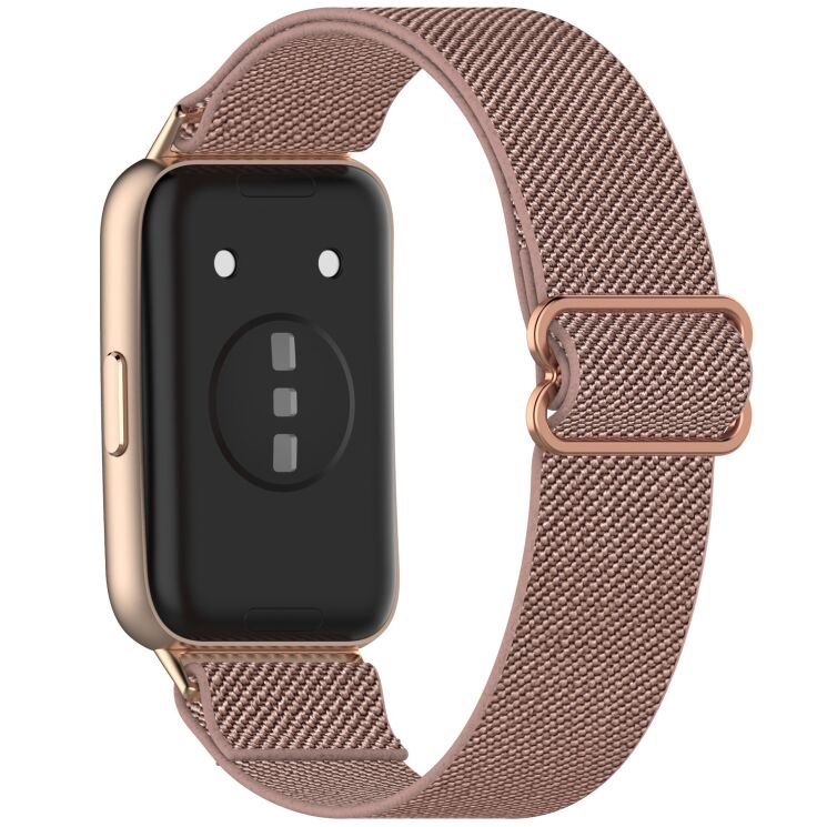 Ремешок Deexe Knitted Strap для Huawei Band 11 Pro / Band 11 - Rose Pink (410600RP) Ремешок Deexe Knitted Strap для Huawei Band 11 Pro / Band 11 - Rose Pink: фото 1 из 5