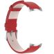 Ремешок Deexe Leather Strip для Xiaomi Mi Smart Band 8 / 9 - Red (326039R). Фото 5 из 6