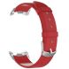 Ремешок Deexe Leather Strip для Xiaomi Mi Smart Band 8 / 9 - Red (326039R). Фото 1 из 6