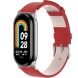Ремешок Deexe Leather Strip для Xiaomi Mi Smart Band 8 / 9 - Red (326039R). Фото 2 из 6