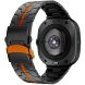 Ремінець Deexe Metal Strap для Samsung Galaxy Watch 8 (40/44mm) - Black / Orange (384125OB). Фото 1 з 6