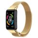 Ремінець Deexe Milanese Stainless Steel для Huawei Band 6 / Honor Band 6 - Gold (277807F). Фото 2 з 12