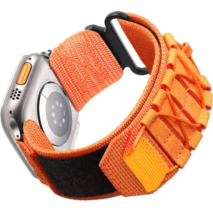 Ремешок Deexe Military для Apple Watch 46 / 45 / 44 / SE 44 / 42 (Series 1-3) / Ultra / Ultra 2 - Orange: фото 1 из 8