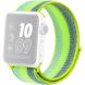 Ремінець Deexe Nylon Loop для Apple Watch 46 / 45 / 44 / SE 44 / 42 (Series 1-3) / Ultra / Ultra 2 / Ultra 3 - Stripe Green (251345G). Фото 1 з 6