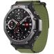 Ремінець Deexe Nylon Magic Tape для Xiaomi Amazfit T-ReX 3 - Army Green (382702AG). Фото 3 з 4