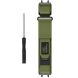 Ремінець Deexe Nylon Magic Tape для Xiaomi Amazfit T-ReX 3 - Army Green (382702AG). Фото 2 з 4