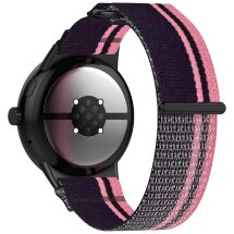 Ремешок Deexe Nylon Strap для Google Pixel Watch 3 (45mm) - Pink / Purple: фото 1 из 6
