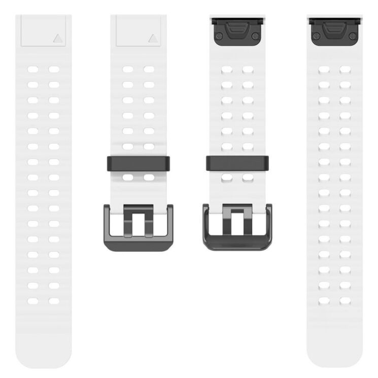 Ремінець Deexe Ocean Strap для годинників Garmin з кріпленням Quick Fit 26mm - White: фото 2 з 6