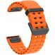 Ремешок Deexe Ocean Strap для часов Garmin c креплением QuickFit 22mm - Orange (271415O). Фото 1 из 6