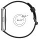 Ремешок Deexe Ocean Strap для Huawei Band 11 Pro / Band 11 - Black (410604B). Фото 9 из 9