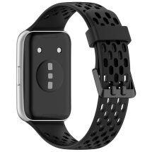 Ремешок Deexe Ocean Strap для Huawei Band 11 Pro / Band 11 - Black: фото 1 из 9
