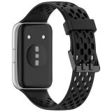 Ремешок Deexe Ocean Strap для Huawei Band 11 Pro / Band 11 - Black: фото 1 из 9