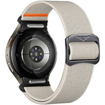 Ремінець Deexe Orbit Flex для Samsung Galaxy Watch 4 / 5 / 6 / 7 / FE (40mm) - Starlight: фото 1 з 5