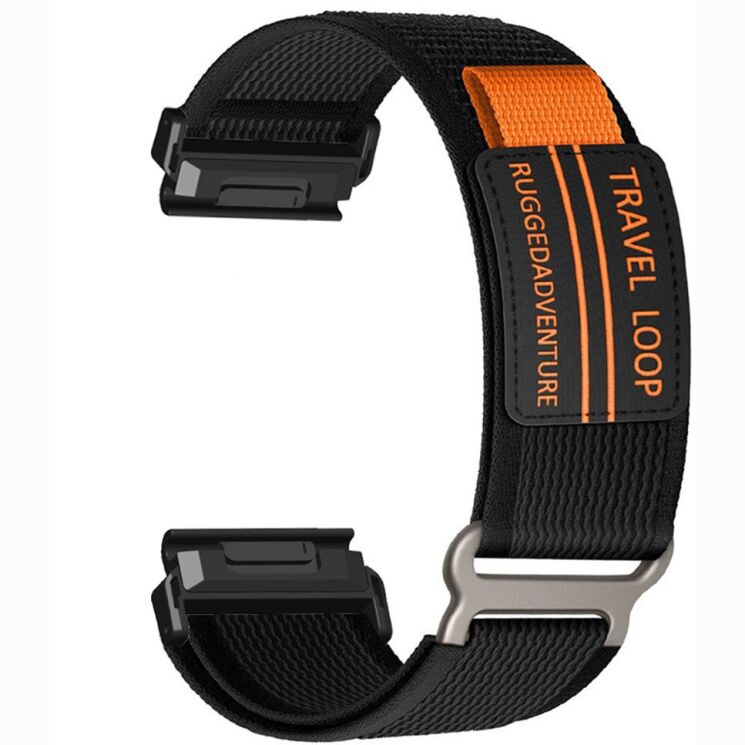 Ремешок Deexe Ranger для часов Garmin c креплением Quick Fit 22mm - Black (271432B) Ремешок Deexe Ranger для часов Garmin c креплением Quick Fit 22mm - Black: фото 1 из 3