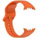 Ремешок Deexe Silicone Band для Samsung Galaxy Watch 8 (40/44mm) / 8 Classic - Orange (384190O). Фото 4 из 7
