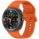 Ремешок Deexe Silicone Band для Samsung Galaxy Watch 8 (40/44mm) / 8 Classic - Orange (384190O). Фото 2 из 7