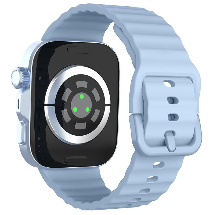 Ремешок Deexe Silicone Fit для Huawei Watch Fit 3 / Fit 4 / Fit 4 Pro - Baby Blue: фото 1 из 4