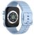 Ремешок Deexe Silicone Fit для Huawei Watch Fit 3 / Fit 4 / Fit 4 Pro - Baby Blue: фото 1 из 4