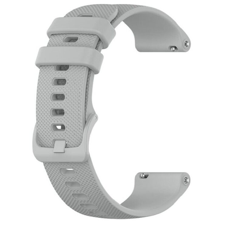Ремешок Deexe Silicone Watchband для Huawei Watch GT 3 (46mm) - Grey: фото 3 из 8