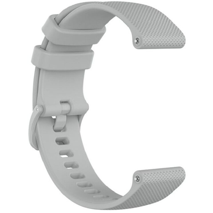 Ремешок Deexe Silicone Watchband для Huawei Watch GT 3 (46mm) - Grey: фото 4 из 8
