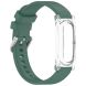 Ремінець Deexe Soft Silicone для Google Fitbit Air - Dark Green (258001DG). Фото 4 з 9