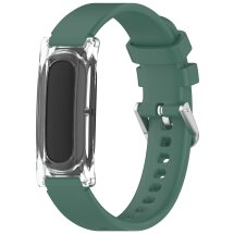 Ремінець Deexe Soft Silicone для Google Fitbit Air - Dark Green: фото 1 з 9