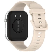 Ремешок Deexe Soft Silicone для Huawei Watch Fit 3 - Ivory White: фото 1 из 7